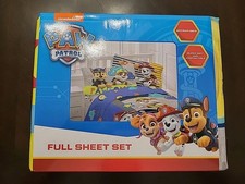 NEW Nickelodeon Paw Patrol Microfiber Kids FULL Sheet Set, SpinMaster, Puppies
