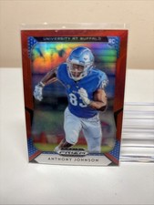 2019 Panini Prizm Draft Picks Prizms Red Anthony Johnson Rookie #117