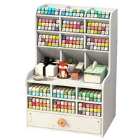 Schreibtisch Organizer Mit Schublade Stifthalter Weiß BüRo Schule Diy Ordnung