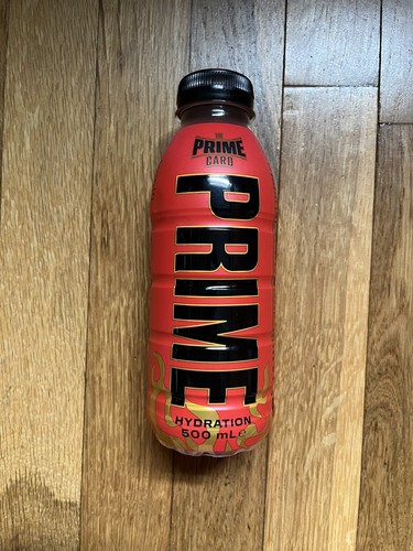 Red Prime Boottle *RARE* Red Prime Card PRIME Hydration Bottle | eBay