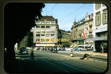 Lucerne, Switzerland, Bucherer Watch Store Rolex in 1950s, Kodachrome Slide