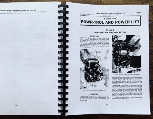 Service Manual fits John Deere B Tractors Repair Shop BN BW BNH BWH SM2004 422p - Picture 10 of 18