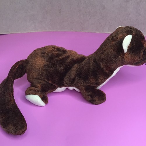 Vintage TY RUNNER THE FERRET BEANIE BABY with Hang Tag Protector - Picture 4 of 4