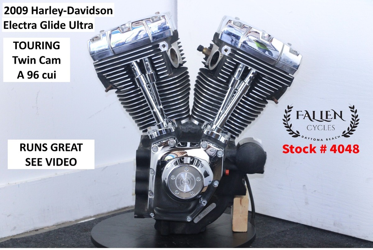 2009 Harley Touring Twin Cam A 96 Engine Motor Assembly RUNS GREAT - Main Image