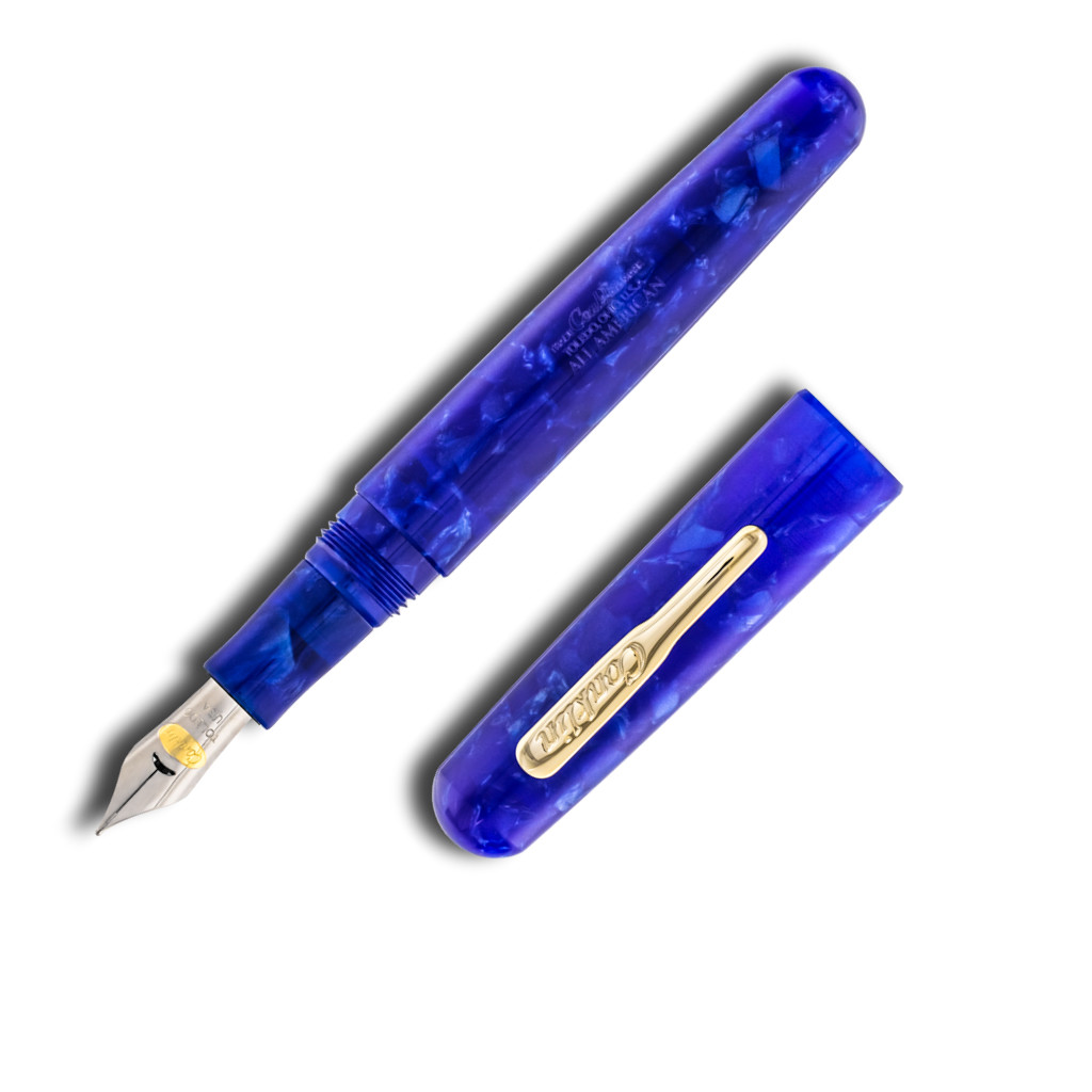 New Conklin All American Fountain Pen - Lapis Blue - Ominflex Nib.- CK71446