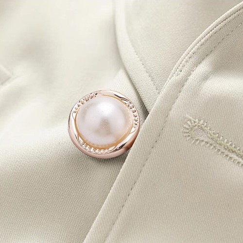 5pcs Pearl Shank Buttons Crafts Coat Clothing Repair Sewing Replace Decor 25mm - Picture 5 of 22
