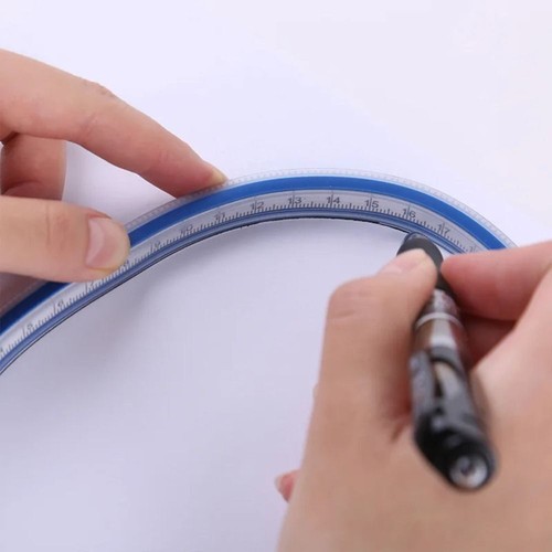 Flexible Curve Ruler Serpentine Flex Curved Ruler Sewing Drawing Design - Picture 4 of 16