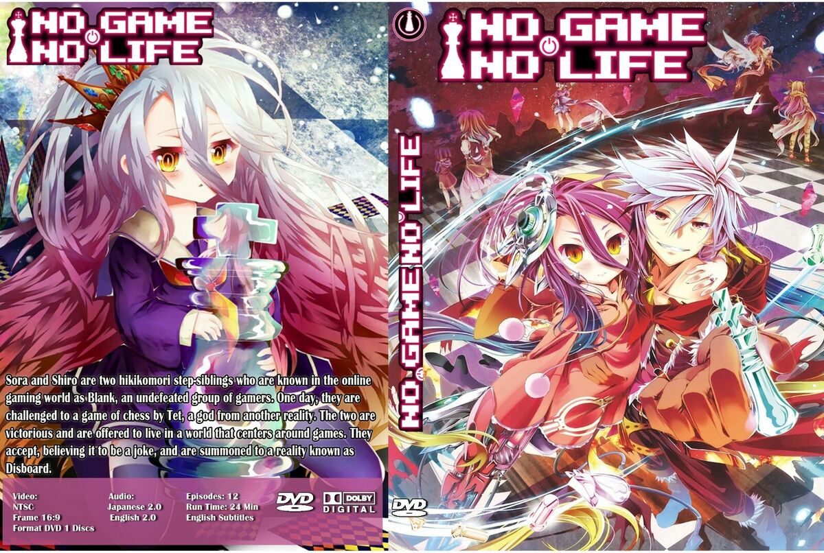 No Game No Life Anime Complete Series+Movie Zero Dual Audio  English/Japanese