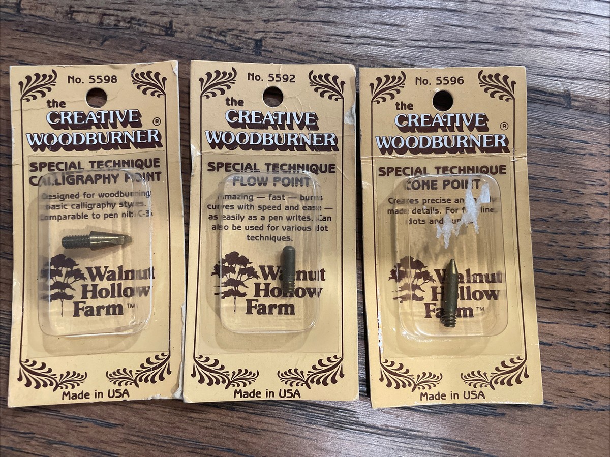 The Creative Woodburner Special Technique Points-Cone Flow Calligraphy New