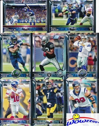 2015 Topps Football EXCLUSIVE HUGE 506 Card RC RELIC Factory Set-5 RC VARIATIONS - Picture 5 of 6