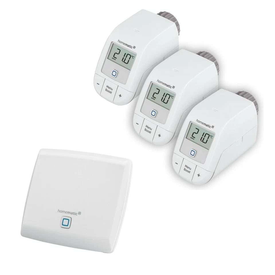 HomeMatic Internet Android iOS 3 Thermostat Heizkörperthermostat Heizungsregler 