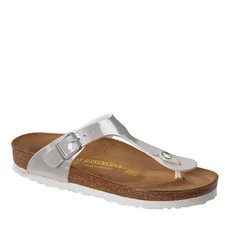 BIRKENSTOCK GIZEH FLIP-FLOPS BIRKOFLOR PEARLY WHITE