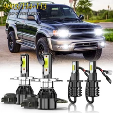 For Toyota 4Runner 1999-2002 6000K LED Headlight High Low + Fog Lights Bulbs 4pc
