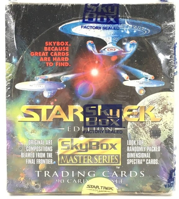 STAR TREK EDITION SKYBOX MASTER 1993 SERIES FACTORY SEALED TRADING CARD