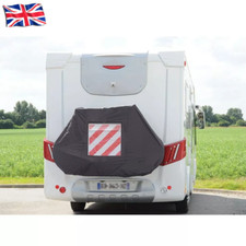 Motorhome Caravan 2-3 Bike Cover & Bag Waterproof Rear Warning Signal Black/Grey
