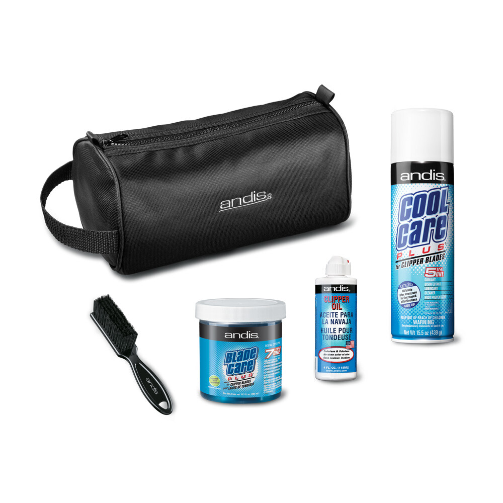 ANDIS CLIPPER BLADE CARE MAINTENANCE SPRAY,DIP WASH,OILCleaner,Cooling,Lube KIT Distintec
