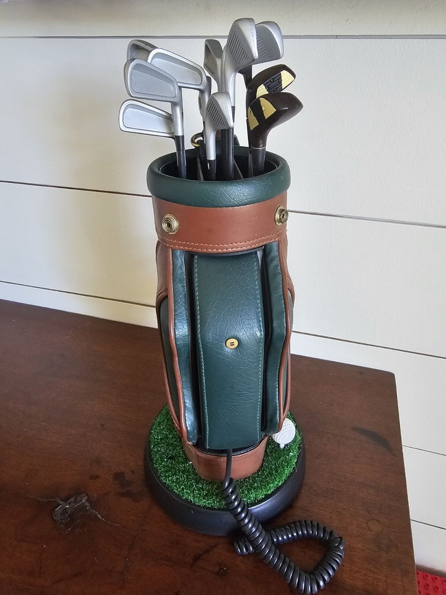 ヴィンテージ【US FURNITURE】アメリカ雑貨 ゴルフバッグ 電話機 Vintage Golf Club Bag Phone 16” Tall Telephone | eBay