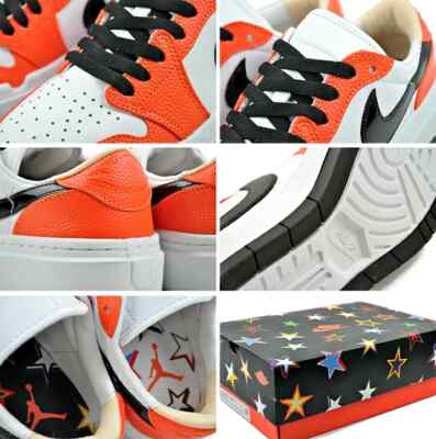 elefant15　NIKE ジョーダン　ウィメンズ Nike Air Jordan 1 Low Elevate SE Orange White Black WNBA