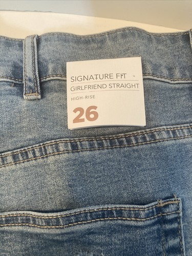 Lane Bryant,26,girlfriend Straight . Signature Fit, NWT. Lace Detail. High Rise - Picture 3 of 13