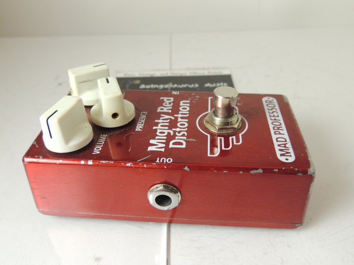 Mad Professor Mighty Red Distortion Effects Pedal Free USA Mad Professor Mighty Red Distortion Effects Pedal Free USA