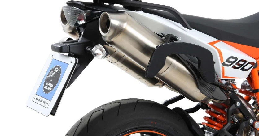 KIT ALFORJAS KTM 990 SUPERMOTO R XTRAVEL & C-BOW DE HEPCO & BECKER (2011) Foto 2 de 4