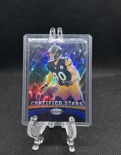 2023 Panini Certified Stars TJ Watt Blue Mirror /75 #CS-12 Pittsburgh Steelers 