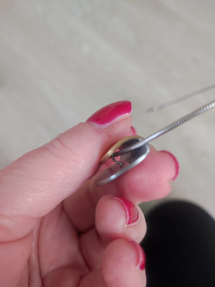 SMYKE Schmuckdesign Reif mit Anhänger Edelstahl, bicolor Rosegold - Bild 3 von 4