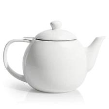 Teapots for Tea 27 oz Porcelain Tea pot with Removable Stainless Steel Infuse...