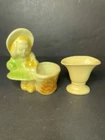 Shawnee Girl Planter Vase USA534 By Rumrill Mini Vase Vintage