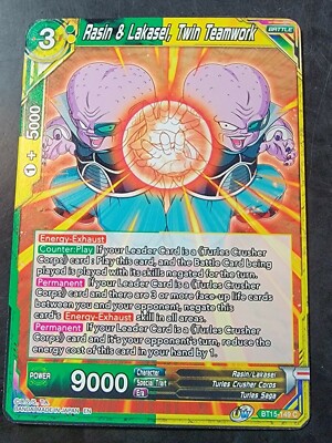 Rasin and Lakasei, Twin Teamwork BT15-149 C Dragon Ball Super TCG