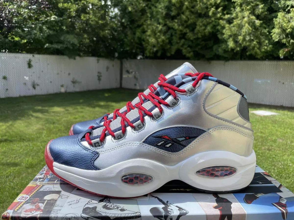 🚀NEW! Reebok Question Mid x James Harden Allen Iverson [FZ1366] USA Men’s  Sizes