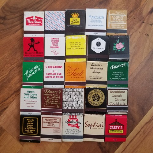 Lot Collection of Unstruck matchbooks Motel Restaurants Bars Hotel Sophias VTG - Picture 2 of 2