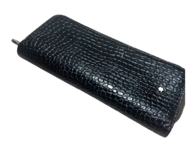 Montblanc Crocodile Case Black Pen Pouch Fits Meisterstuck 149
