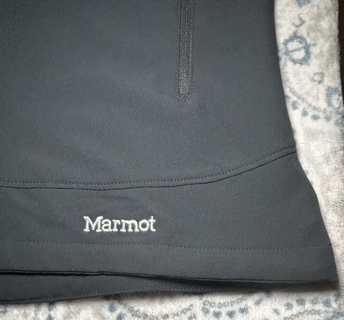 Marmot Women’s Medium Full Zip Black Tempo Jacket Logo - Picture 8 of 9
