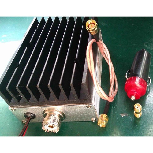 1X Ham Radio Power Amplifier For Interphone Car Radio  400MHz-470MHz 25W UHF - Afbeelding 2 van 7