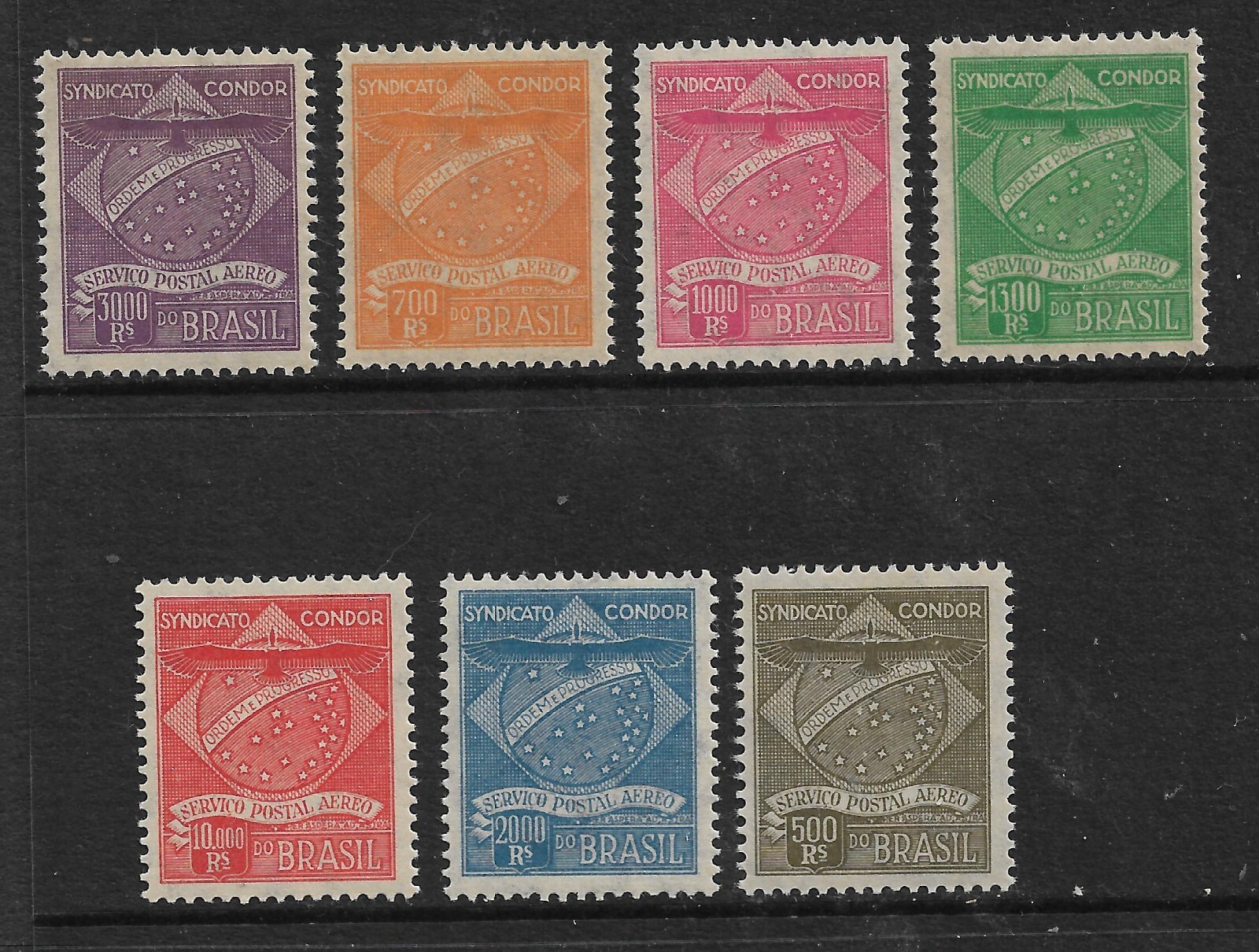 CONDOR 1927 - 1930 SET,LOCAL AIR PRIVATE COMPANY,BRAZIL,BRASIL,NHM