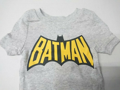 New with Tag BATMAN Boy 3-7 Pajamas 3-Piece Set T-Shirts Fleece Pants Loungewear - Picture 6 of 11