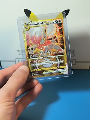 Hisuian Zoroark VSTAR 213/196 Lost Origin Gold Pokémon TCG Card NM