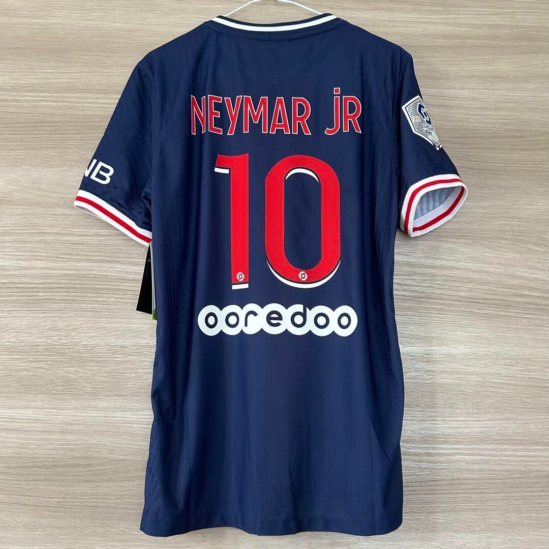 Jordan X PSG Neymar Jr 10 2021 2022 home jersey gold