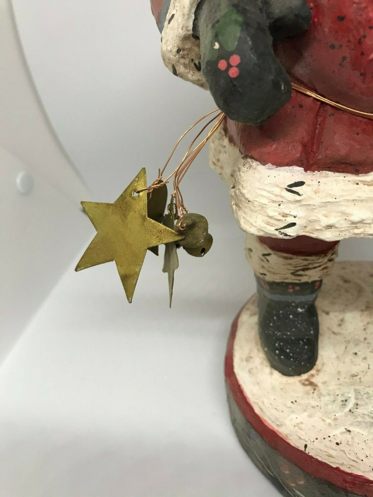 House Of HattenLarge Santa Clause With His Bag Full Of Toys 11", Dated