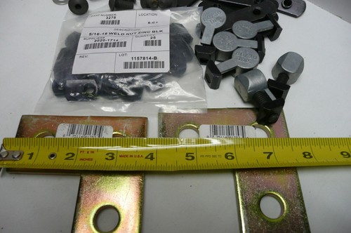 Lot Of Superstrut 80/20 327 5/16-18 Flanged Screws ZAB219, Welded Nut Plates - Picture 2 of 5