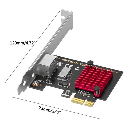 Game PCIE Card 1000Mbps Gigabit Card 10/100/1000Mb RTL8111H RJ45 PCI-E - Picture 8 of 8