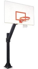 First Team Legend Excel-BP Steel In Ground Fixed Height Basketball System44; ...