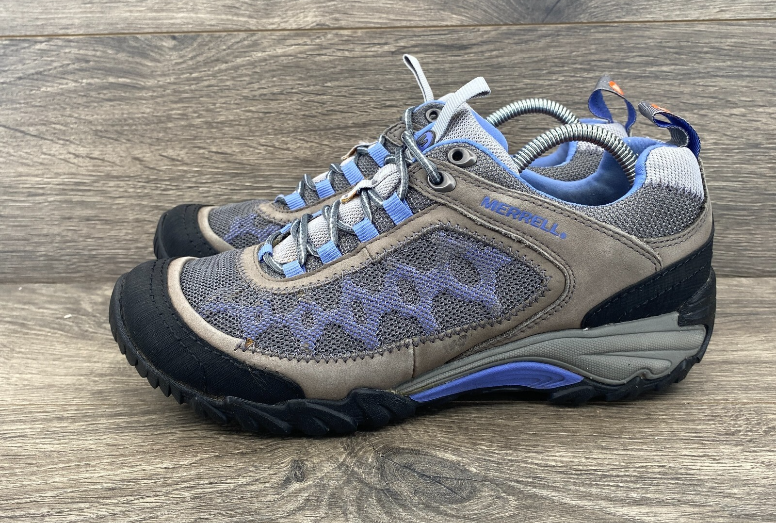 Merrell Chameleon Arc 2 scarpe da trekking campeggio outdoor donna taglia 7 grigio blu