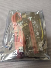 PCE164P-N08 VER009S PCI-E X1 X16 Riser 6 Pin for Video Card/Graphics Card New