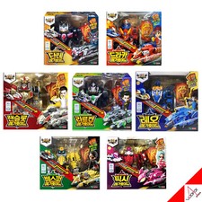 MONKART + MEGACOMBO MEGAROID 7-Transformer Robots Mini Cars Card Play Kids Toy