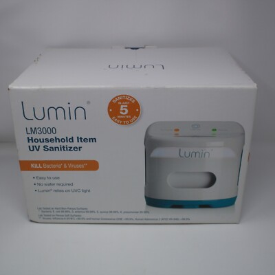  Lumin CPAP Mask Cleaner LM3000 3B Medical UV Sanitizer New