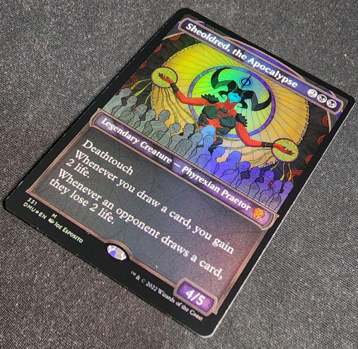 MTG - Showcase Textured Foil #331 - Sheoldred, the Apocalypse 