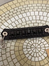 MICHAEL KORS COLLECTION Bancroft Blk Stones Sm Leather Shoulder Strap $550