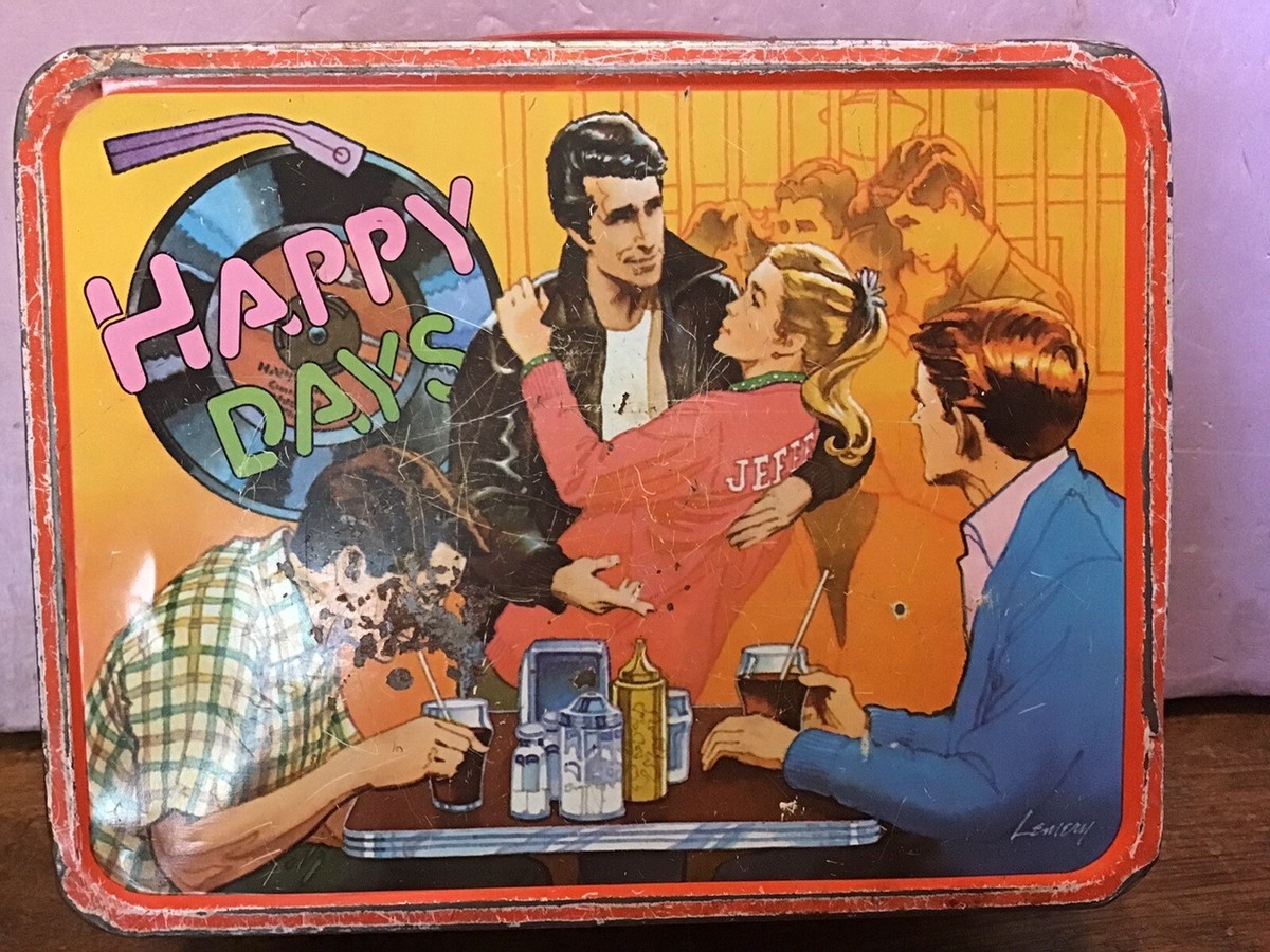 Vintage 1976 Happy Days Lunchbox Lunch Box (No Thermos) | eBay